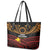 Papua New Guinea Bird of Paradise Leather Tote Bag 16 September 1975 Independence Day Anniversary