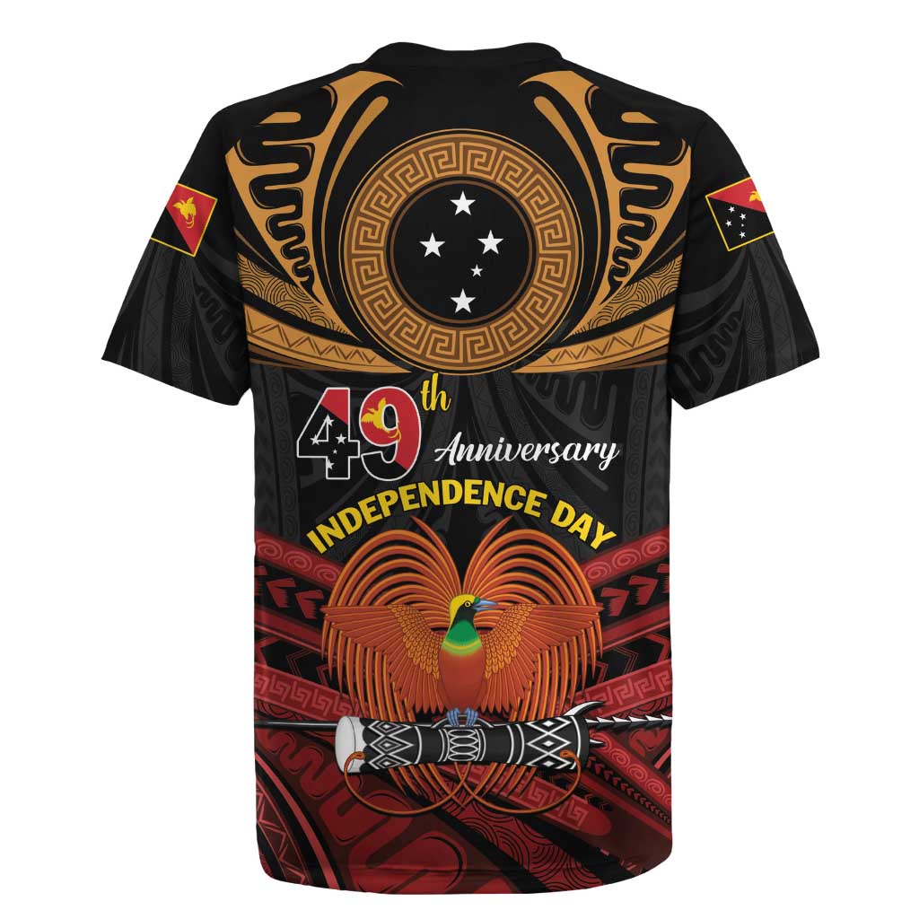 Papua New Guinea Bird of Paradise Rugby Jersey 16 September 1975 Independence Day Anniversary