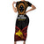 Papua New Guinea Bird of Paradise Short Sleeve Bodycon Dress 16 September 1975 Independence Day Anniversary