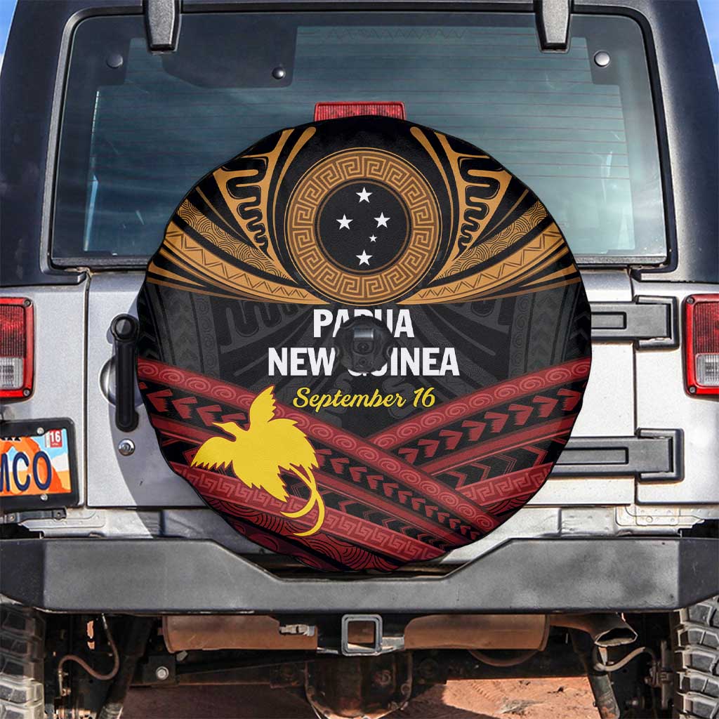 Papua New Guinea Bird of Paradise Spare Tire Cover 16 September 1975 Independence Day Anniversary