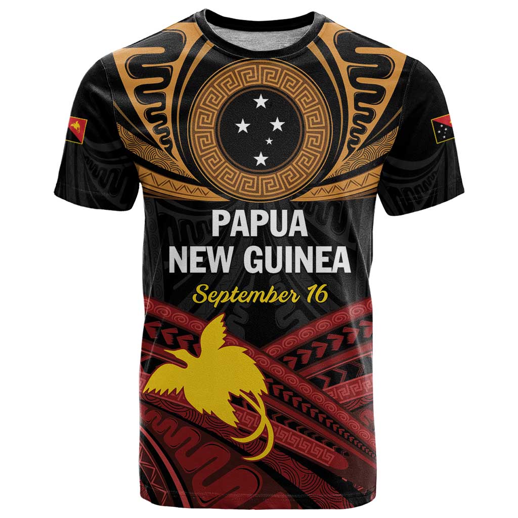 Papua New Guinea Bird of Paradise T Shirt 16 September 1975 Independence Day Anniversary