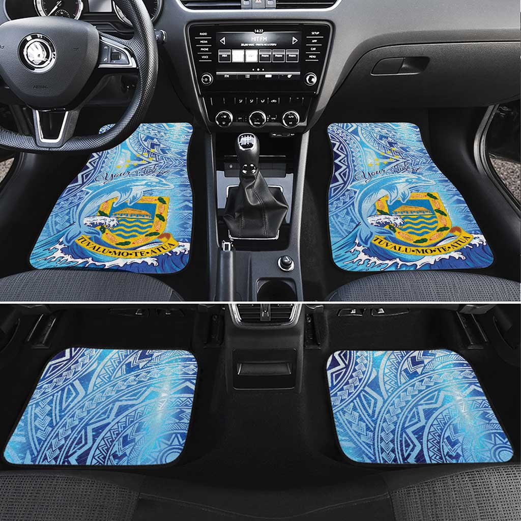 Tuvalu mo te Atua Car Mats Tuvalu Dolphin Polynesian Pattern