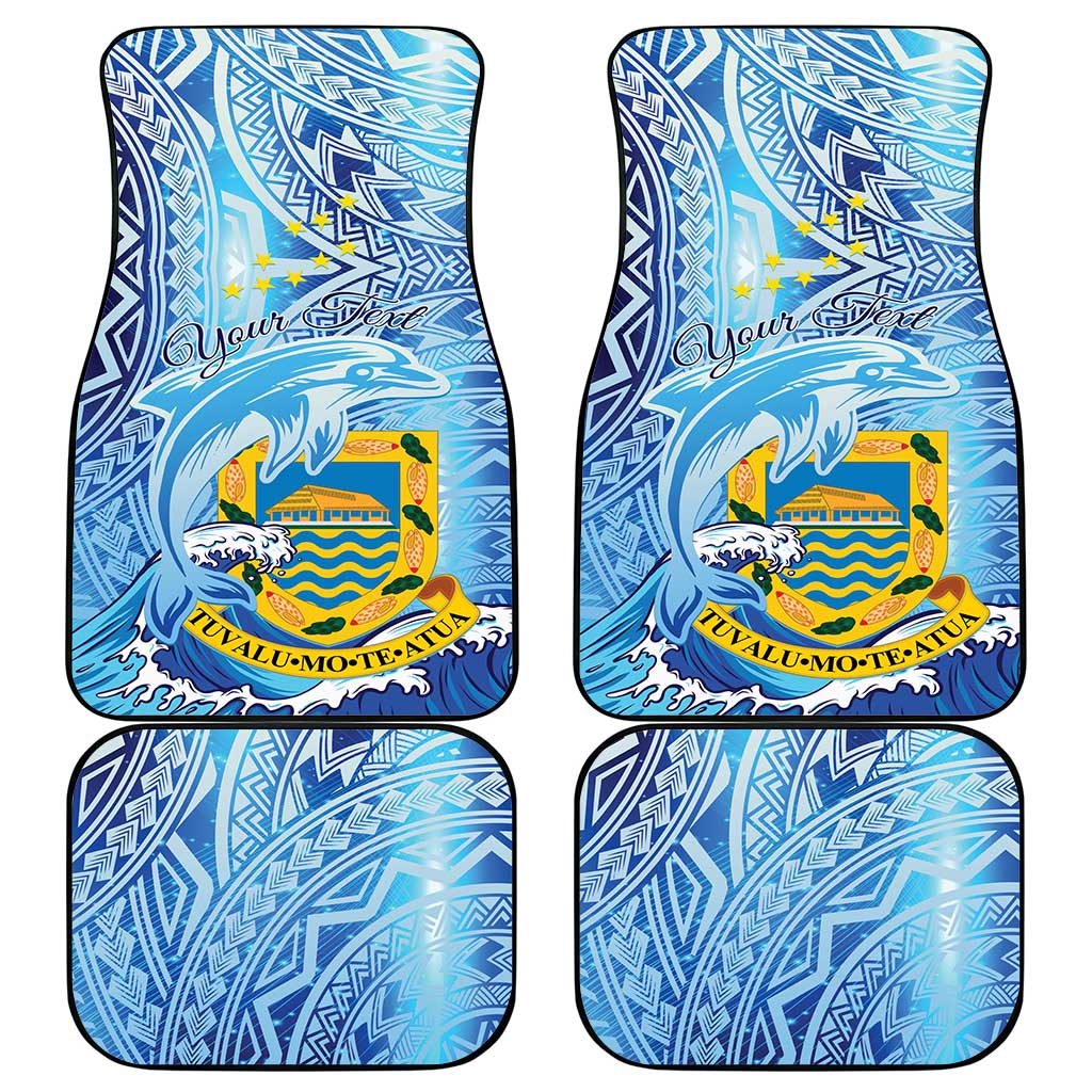 Tuvalu mo te Atua Car Mats Tuvalu Dolphin Polynesian Pattern LT01 - Polynesian Pride