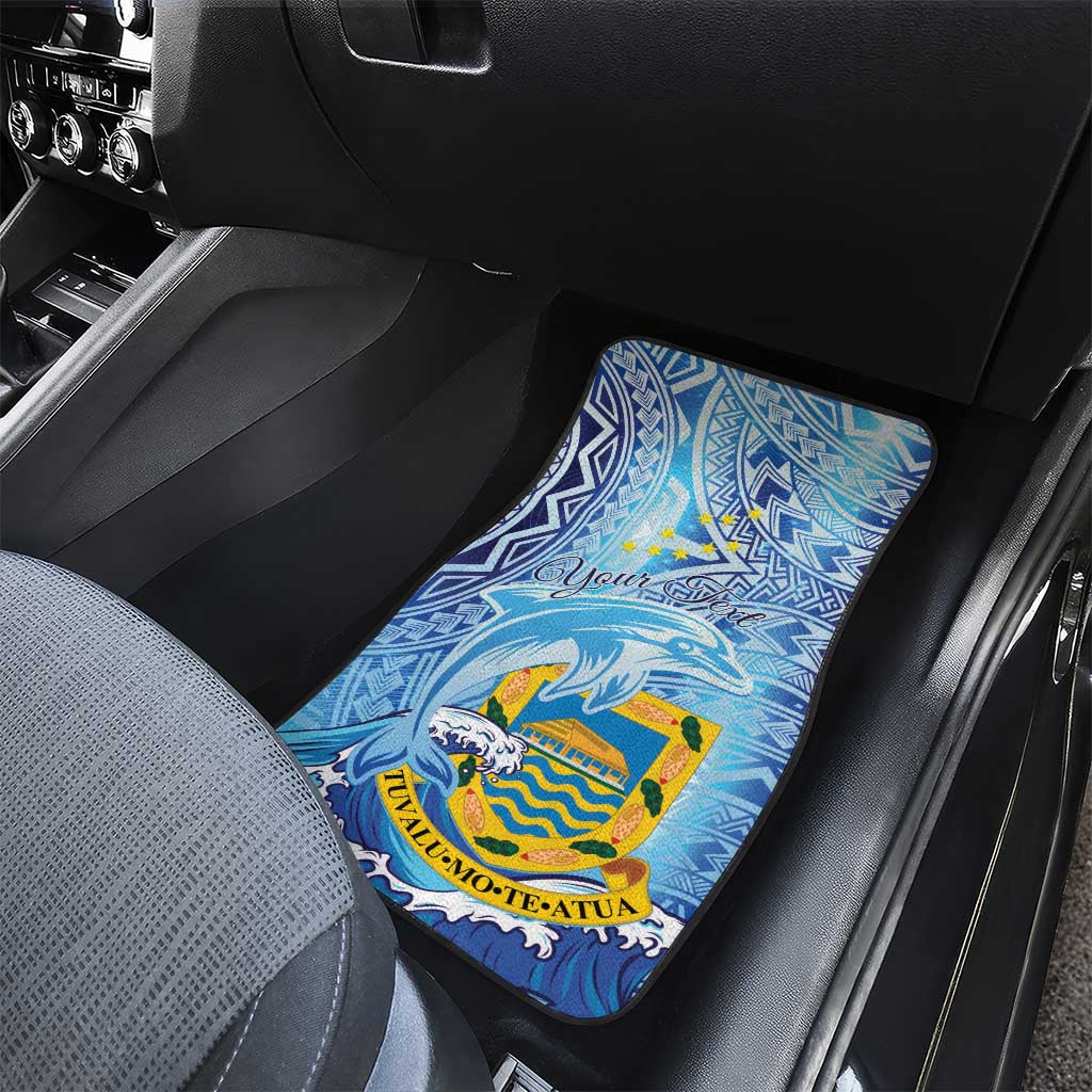 Tuvalu mo te Atua Car Mats Tuvalu Dolphin Polynesian Pattern LT01 - Polynesian Pride