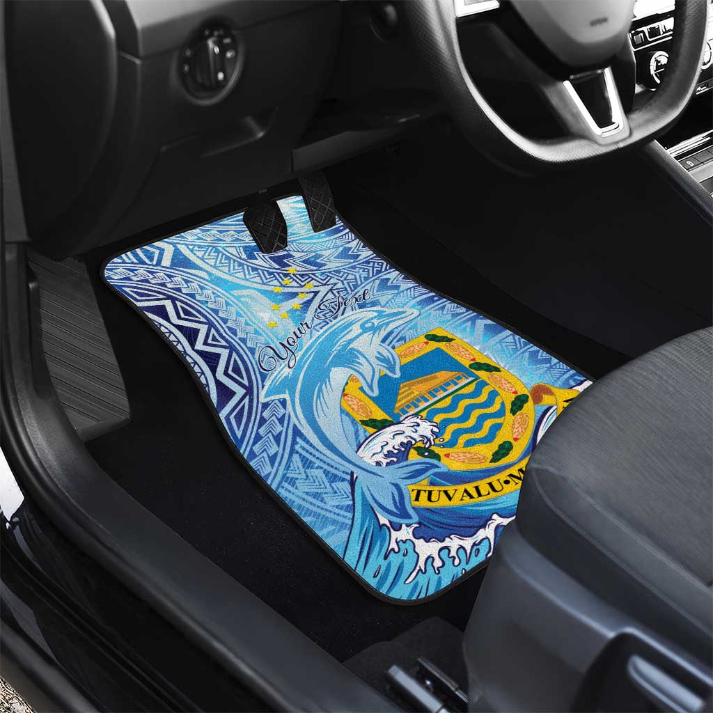 Tuvalu mo te Atua Car Mats Tuvalu Dolphin Polynesian Pattern LT01 - Polynesian Pride