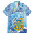 Tuvalu mo te Atua Family Matching Mermaid Dress and Hawaiian Shirt Tuvalu Dolphin Polynesian Pattern