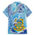 Tuvalu mo te Atua Family Matching Mermaid Dress and Hawaiian Shirt Tuvalu Dolphin Polynesian Pattern