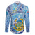 Tuvalu mo te Atua Family Matching Puletasi and Hawaiian Shirt Tuvalu Dolphin Polynesian Pattern