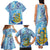 Tuvalu mo te Atua Family Matching Tank Maxi Dress and Hawaiian Shirt Tuvalu Dolphin Polynesian Pattern