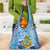 Tuvalu mo te Atua Grocery Bag Tuvalu Dolphin Polynesian Pattern