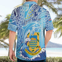 Tuvalu mo te Atua Hawaiian Shirt Tuvalu Dolphin Polynesian Pattern LT01 - Polynesian Pride