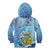 Tuvalu mo te Atua Kid Hoodie Tuvalu Dolphin Polynesian Pattern