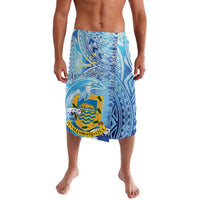 Tuvalu mo te Atua Lavalava Tuvalu Dolphin Polynesian Pattern LT01 Blue - Polynesian Pride