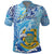 Tuvalu mo te Atua Polo Shirt Tuvalu Dolphin Polynesian Pattern