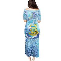 Tuvalu mo te Atua Puletasi Tuvalu Dolphin Polynesian Pattern LT01 - Polynesian Pride