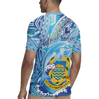 Tuvalu mo te Atua Rugby Jersey Tuvalu Dolphin Polynesian Pattern LT01 - Polynesian Pride