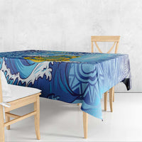 Tuvalu mo te Atua Tablecloth Tuvalu Dolphin Polynesian Pattern LT01 - Polynesian Pride
