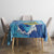 Tuvalu mo te Atua Tablecloth Tuvalu Dolphin Polynesian Pattern