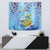 Tuvalu mo te Atua Tapestry Tuvalu Dolphin Polynesian Pattern