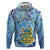 Tuvalu mo te Atua Zip Hoodie Tuvalu Dolphin Polynesian Pattern