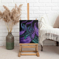 In September We Wear Teal And Purple Canvas Wall Art Magic Ribbon Semicolon LT01 - Polynesian Pride