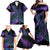 In September We Wear Teal And Purple Family Matching Off Shoulder Maxi Dress and Hawaiian Shirt Magic Ribbon Semicolon