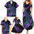 In September We Wear Teal And Purple Family Matching Summer Maxi Dress and Hawaiian Shirt Magic Ribbon Semicolon