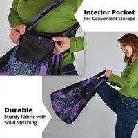 In September We Wear Teal And Purple Grocery Bag Magic Ribbon Semicolon LT01 - Polynesian Pride