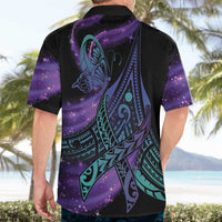 In September We Wear Teal And Purple Hawaiian Shirt Magic Ribbon Semicolon LT01 - Polynesian Pride
