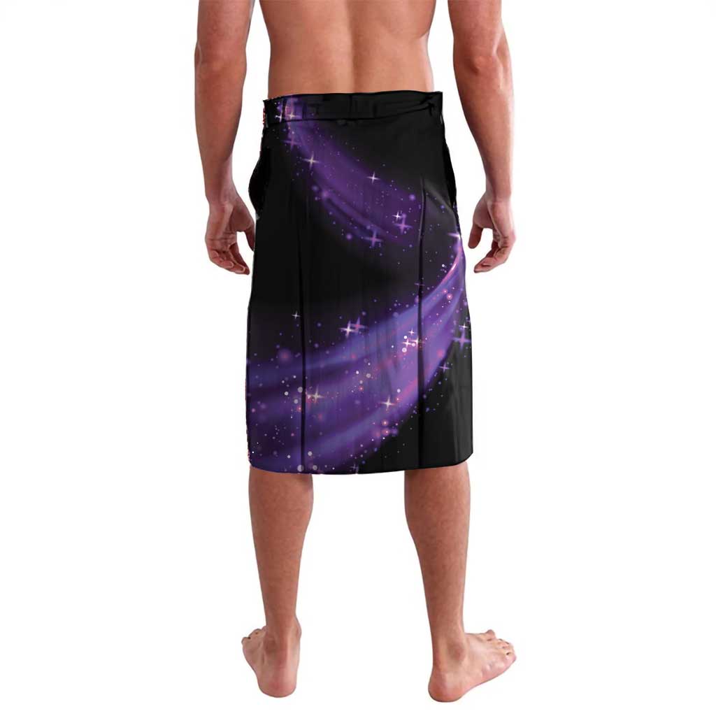 In September We Wear Teal And Purple Lavalava Magic Ribbon Semicolon LT01 - Polynesian Pride