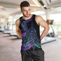In September We Wear Teal And Purple Men Tank Top Magic Ribbon Semicolon LT01 Purple - Polynesian Pride