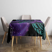 In September We Wear Teal And Purple Tablecloth Magic Ribbon Semicolon LT01 - Polynesian Pride