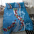 Fiji Tagimaucia Floral Bedding Set Tapa Pattern