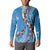 Fiji Tagimaucia Floral Button Sweatshirt Tapa Pattern