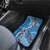 Fiji Tagimaucia Floral Car Mats Tapa Pattern