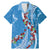 Fiji Tagimaucia Floral Family Matching Mermaid Dress and Hawaiian Shirt Tapa Pattern