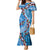 Fiji Tagimaucia Floral Family Matching Mermaid Dress and Hawaiian Shirt Tapa Pattern