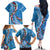 Fiji Tagimaucia Floral Family Matching Off The Shoulder Long Sleeve Dress and Hawaiian Shirt Tapa Pattern