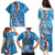 Fiji Tagimaucia Floral Family Matching Puletasi and Hawaiian Shirt Tapa Pattern