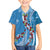 Fiji Tagimaucia Floral Family Matching Puletasi and Hawaiian Shirt Tapa Pattern