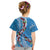 Fiji Tagimaucia Floral Kid T Shirt Tapa Pattern