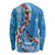 Fiji Tagimaucia Floral Long Sleeve Shirt Tapa Pattern