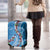 Fiji Tagimaucia Floral Luggage Cover Tapa Pattern