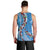 Fiji Tagimaucia Floral Men Tank Top Tapa Pattern