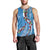 Fiji Tagimaucia Floral Men Tank Top Tapa Pattern