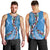 Fiji Tagimaucia Floral Men Tank Top Tapa Pattern