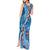 Fiji Tagimaucia Floral Tank Maxi Dress Tapa Pattern