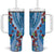 Fiji Tagimaucia Floral Tumbler With Handle Tapa Pattern