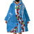 Fiji Tagimaucia Floral Wearable Blanket Hoodie Tapa Pattern