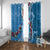 Fiji Tagimaucia Floral Window Curtain Tapa Pattern